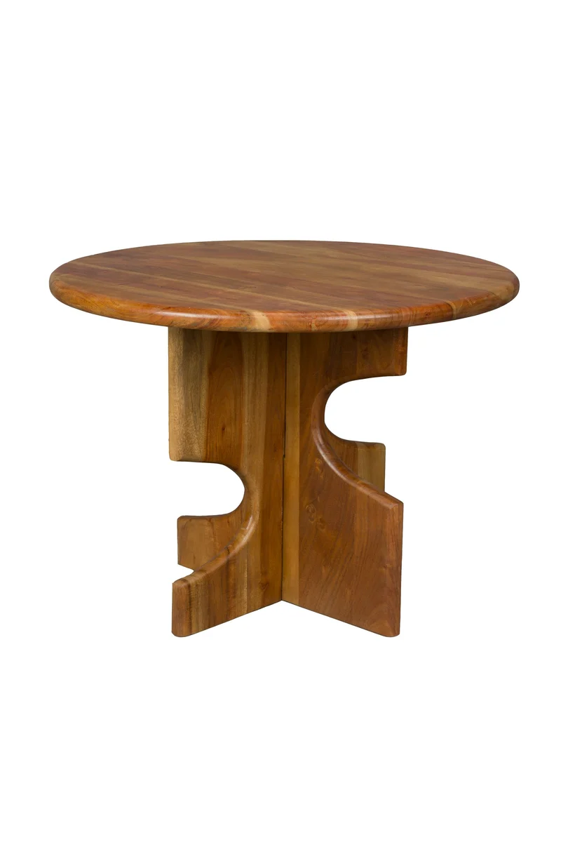 Dutchbone Beistelltisch Morgan – Braun, Akazienholz, 60 × 60 × 45 cm