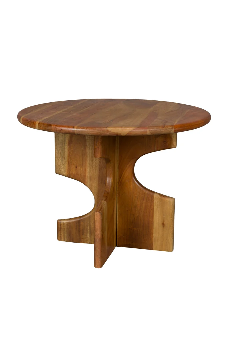 Dutchbone Beistelltisch Morgan – Braun, Akazienholz, 60 × 60 × 45 cm