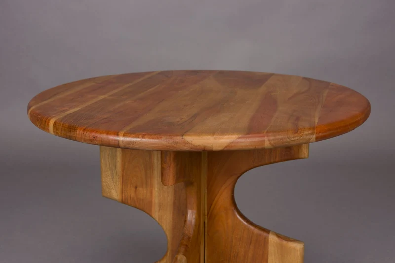 Dutchbone Beistelltisch Morgan – Braun, Akazienholz, 60 × 60 × 45 cm