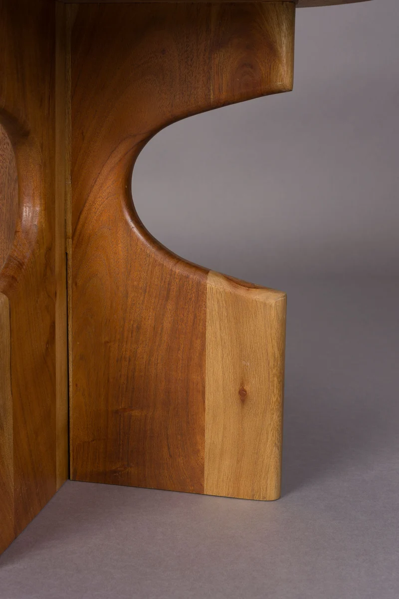 Dutchbone Beistelltisch Morgan – Braun, Akazienholz, 60 × 60 × 45 cm