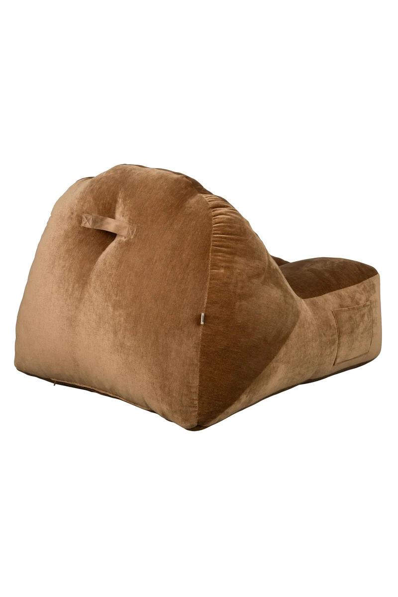 Dutchbone Loungesessel Tombag – Braun, Polyester, 120 × 99 × 78 cm