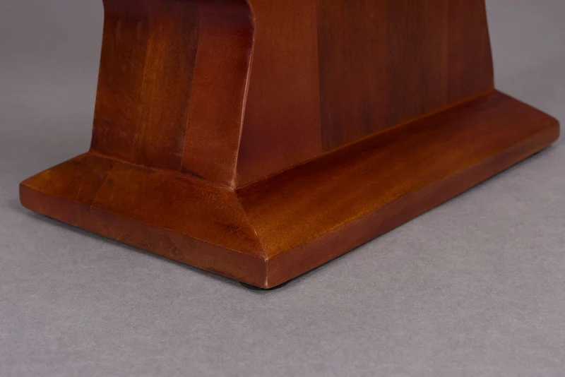 Dutchbone Beistelltisch Pilaster – Braun, Mangoholz, 35 × 25 × 48 cm