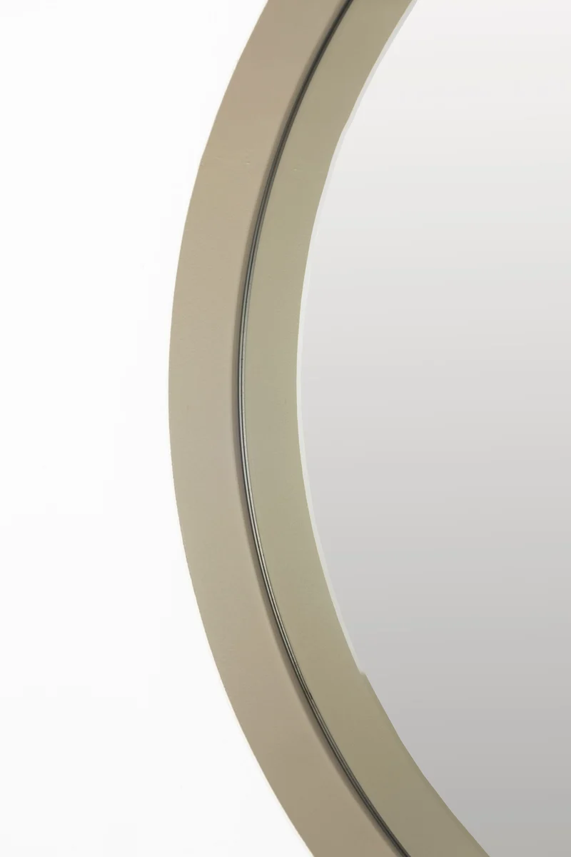 Zuiver Spiegel Bubbles – Beige, Eisen, 50 × 50 × 6 cm
