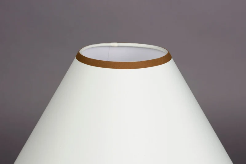 Dutchbone Tischleuchte Horace – Braun, Massives Eichenholz, 30 × 30 × 64 cm