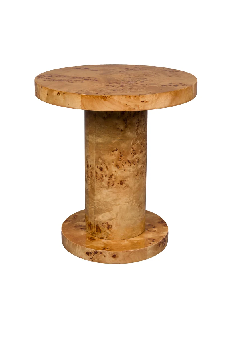 Dutchbone Beistelltisch Quinn – Natur, Sperrholz, 46 × 46 × 51 cm