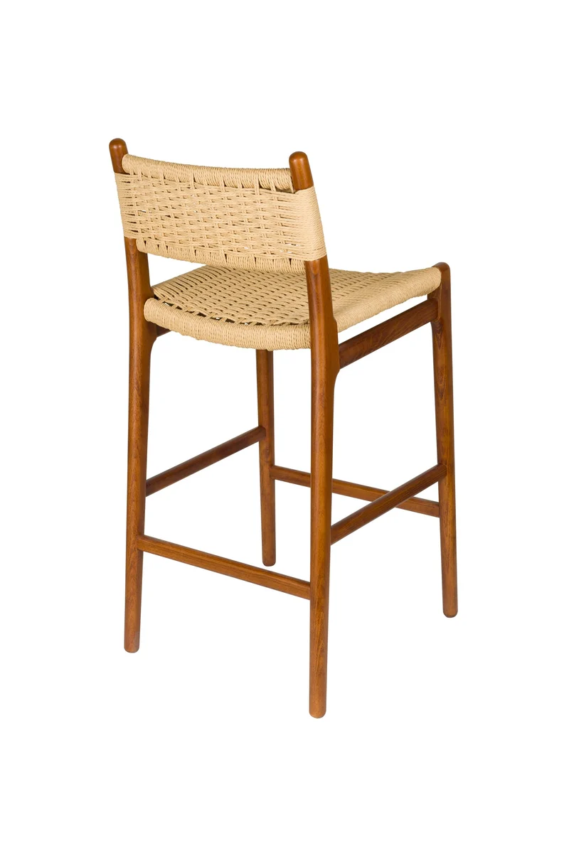 Dutchbone Tresenhocker Cecile – Nussbaum, Holz, 47 × 48 × 95,5 cm