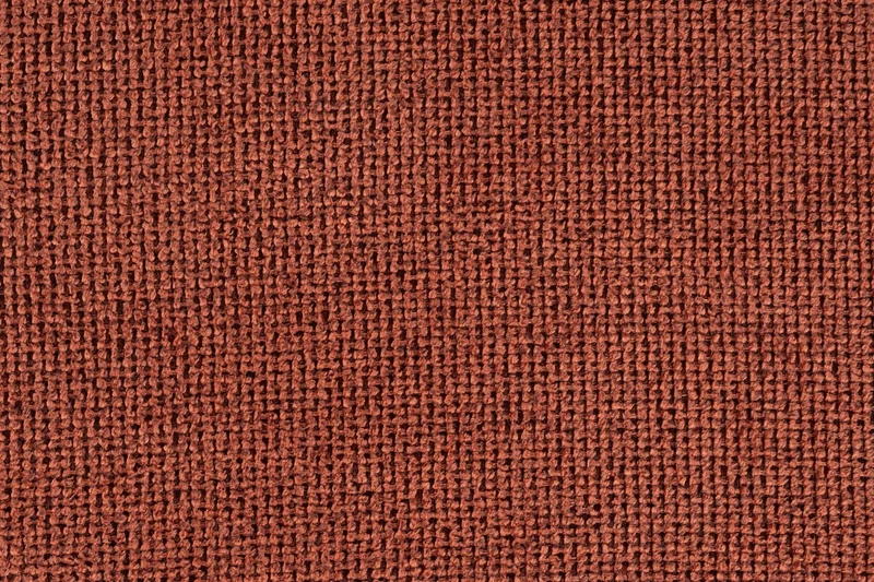 Dutchbone Hocker Bellevue – Rot, Gummibaumholz, 41 × 41 × 46 cm