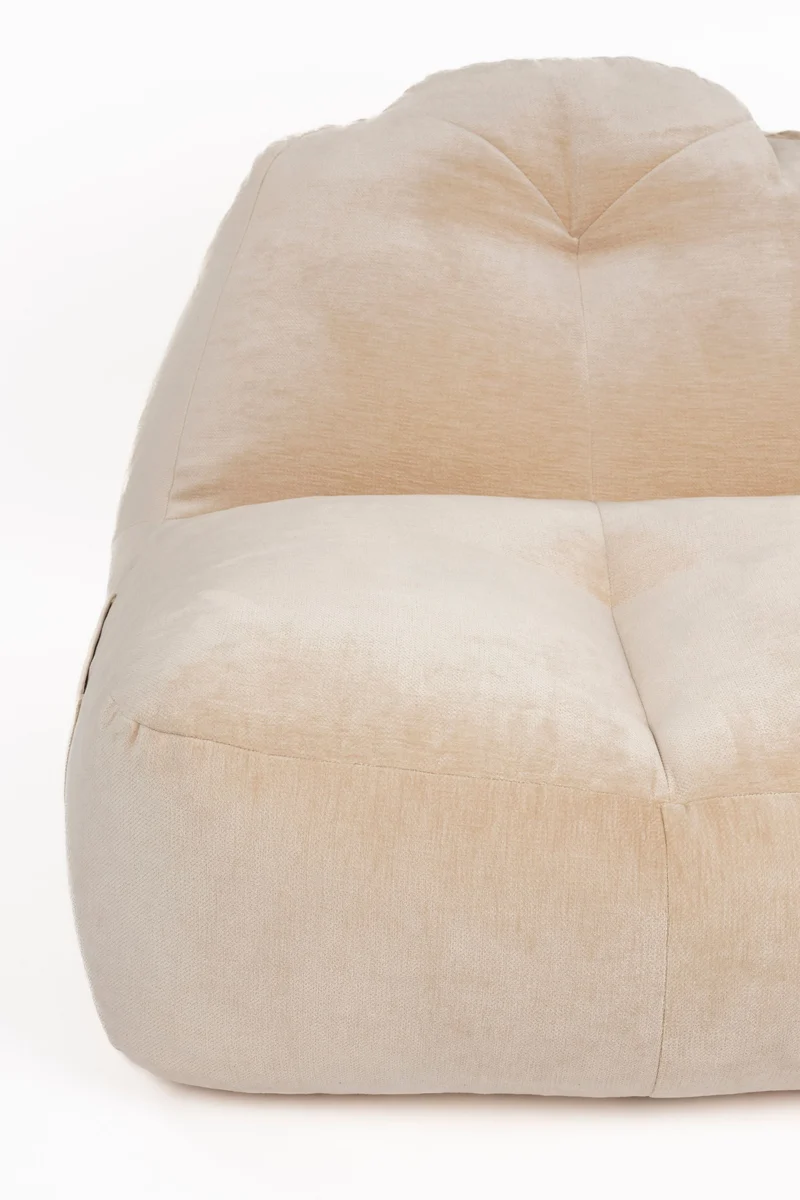 Dutchbone Loungesessel Tombag – Beige, Polyester, 99 × 78 cm