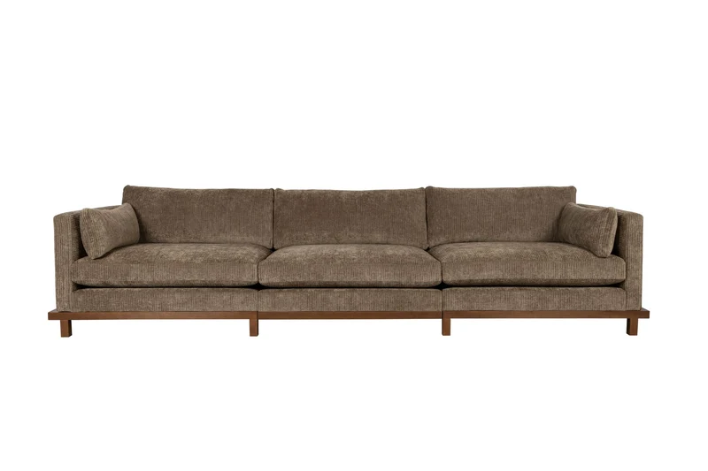 Zuiver Sofa Blossom 4,5-Sitzer – Moos, Stoff, 101 × 335 × 80 cm