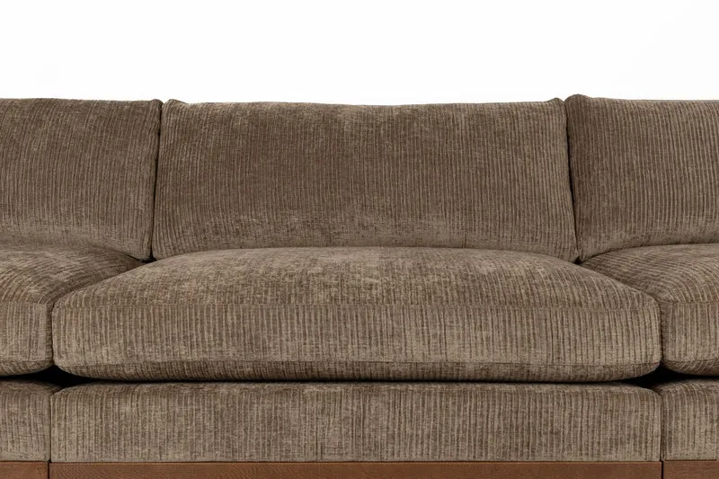 Zuiver Sofa Blossom 4,5-Sitzer – Moos, Stoff, 101 × 335 × 80 cm
