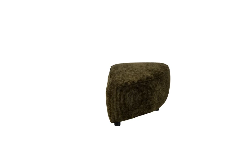 Zuiver Sofa-Element Hunter Pie Pouf Right Forest – Beige, Stoff, 100 × 60 × 38 cm