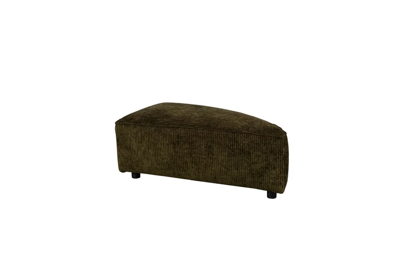Zuiver Sofa-Element Hunter Pie Pouf Right Forest – Beige, Stoff, 100 × 60 × 38 cm