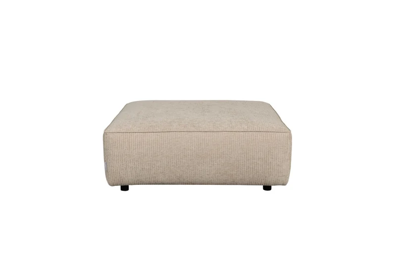 Zuiver Sofa-Element Hunter 1,5-Sitzer No Back – Sand, Stoff, 100 × 99 × 38 cm