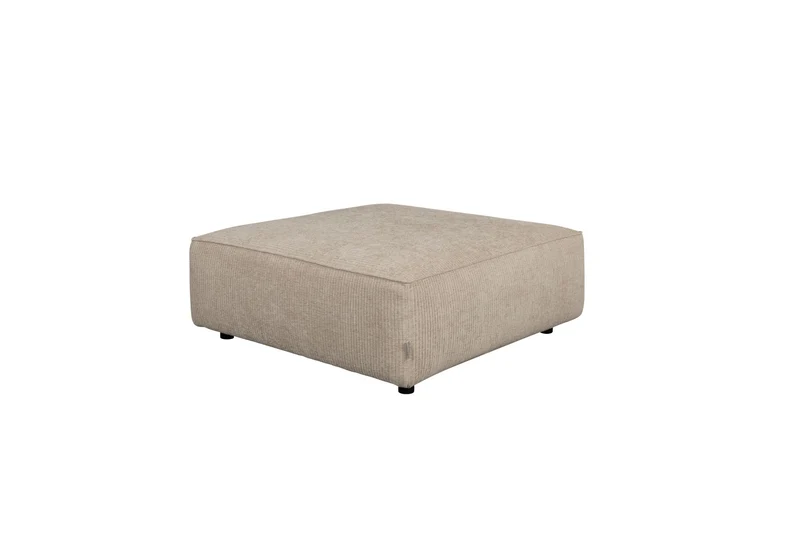 Zuiver Sofa-Element Hunter 1,5-Sitzer No Back – Sand, Stoff, 100 × 99 × 38 cm