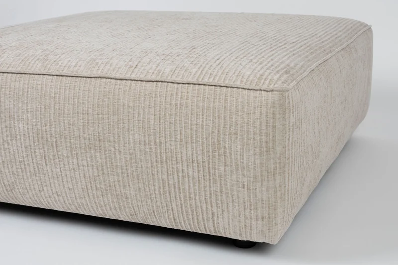 Zuiver Sofa-Element Hunter 1,5-Sitzer No Back – Sand, Stoff, 100 × 99 × 38 cm