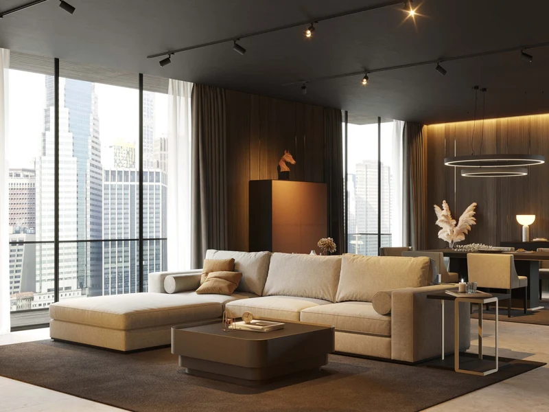 Stylish Club Fortune 3 Seats Sofa