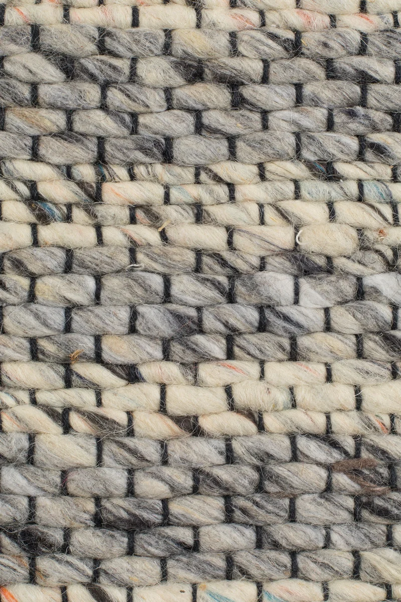 Zuiver Teppich Frills 170 × 240 cm Grey – Blau, Wolle