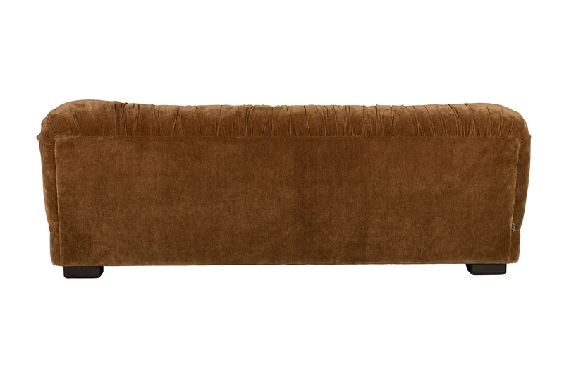 Dutchbone Sofa Douglas – Cognac, 102,5 × 214 × 78 cm