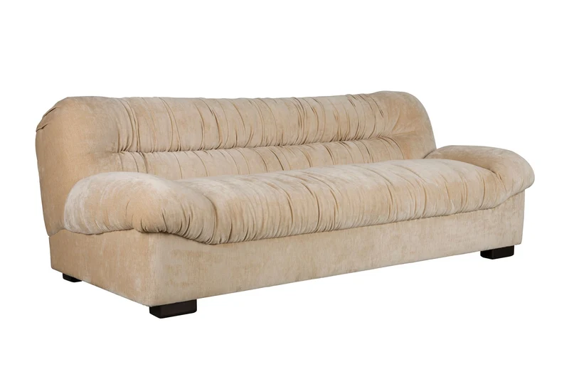 Dutchbone Sofa Douglas – Beige, 102,5 × 214 × 78 cm