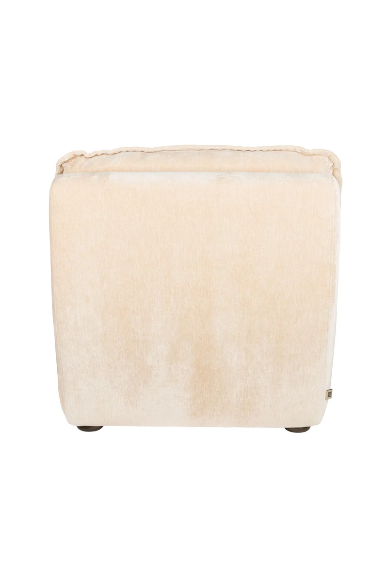 Dutchbone Loungesessel Radley – Beige, Polyester, 100 × 82 × 83 cm