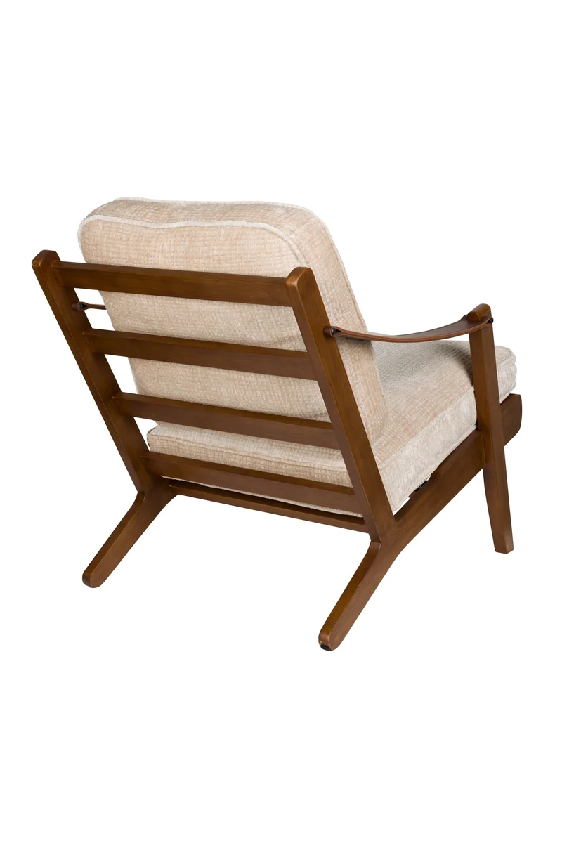 Dutchbone Loungesessel Washington – Beige, Polyester, 90 × 67 × 79 cm