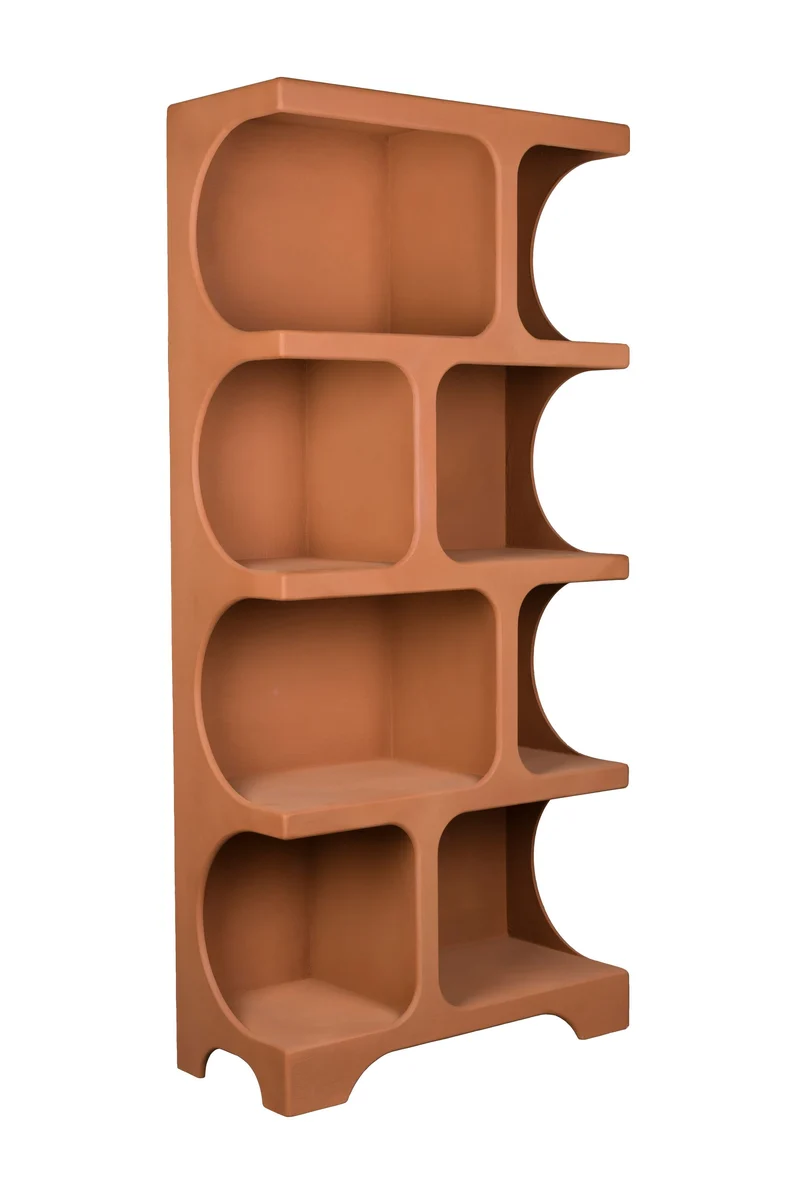 Dutchbone Regal Dundee XL – Terracotta, MDF, 37 × 85 × 180 cm