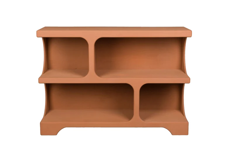 Dutchbone Regal Dundee M – Terracotta, MDF, 37 × 120 × 85 cm