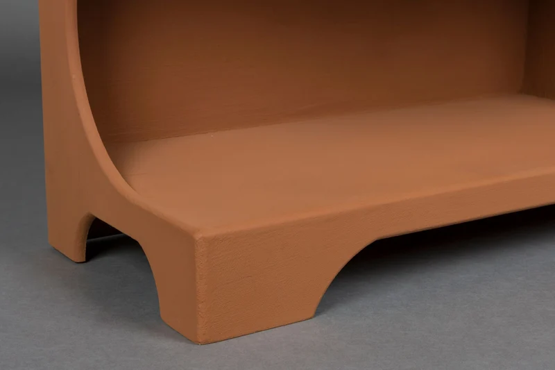 Dutchbone Regal Dundee M – Terracotta, MDF, 37 × 120 × 85 cm