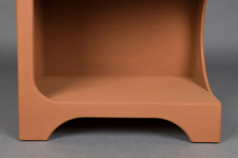 Dutchbone Regal Dundee L – Terracotta, MDF, 37 × 60 × 181 cm