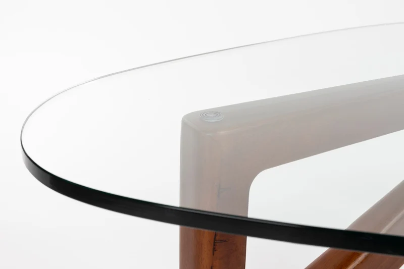 Dutchbone Couchtisch Norwin – Braun, Gummibaumholz, 126 × 90 × 37,7 cm