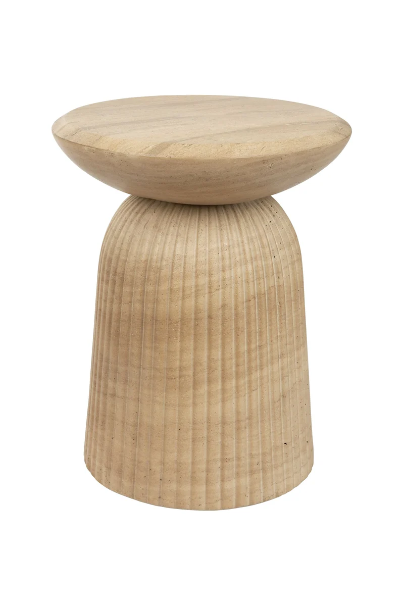 Dutchbone Hocker Brison – Natur, Beton, 35,8 × 35,8 × 45,7 cm