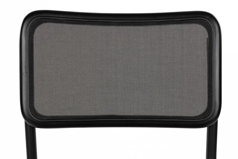 Dutchbone Stuhl Carree – Schwarz, Massives Buchenholz, 53 × 49 × 83 cm, 2er-Set