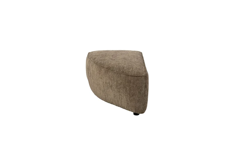 Zuiver Sofa-Element Hunter Pie Pouf Left – Moos, Stoff, 100 × 60 × 38 cm