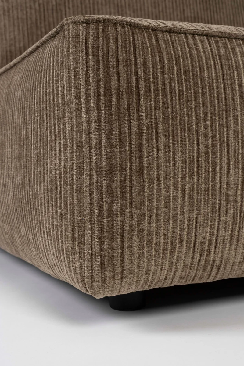 Zuiver Sofa Hunter 4,5-Sitzer – Moos, Stoff, 100 × 417 × 87 cm