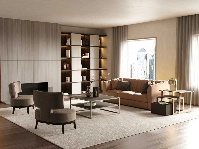 Stylish Club Club 3 Seats Sofa