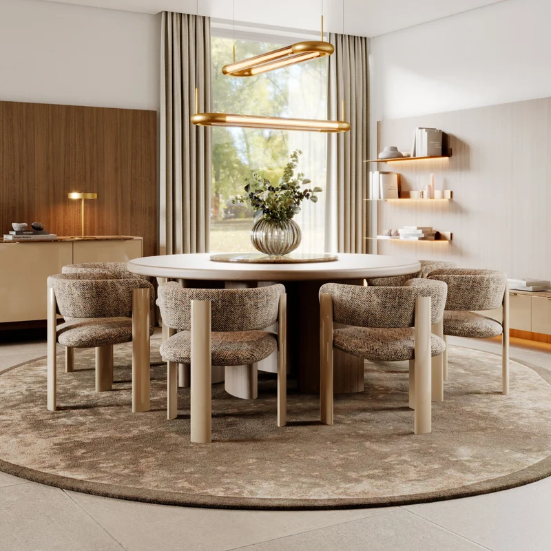 Stylish Club Dolomites Round Esstisch
