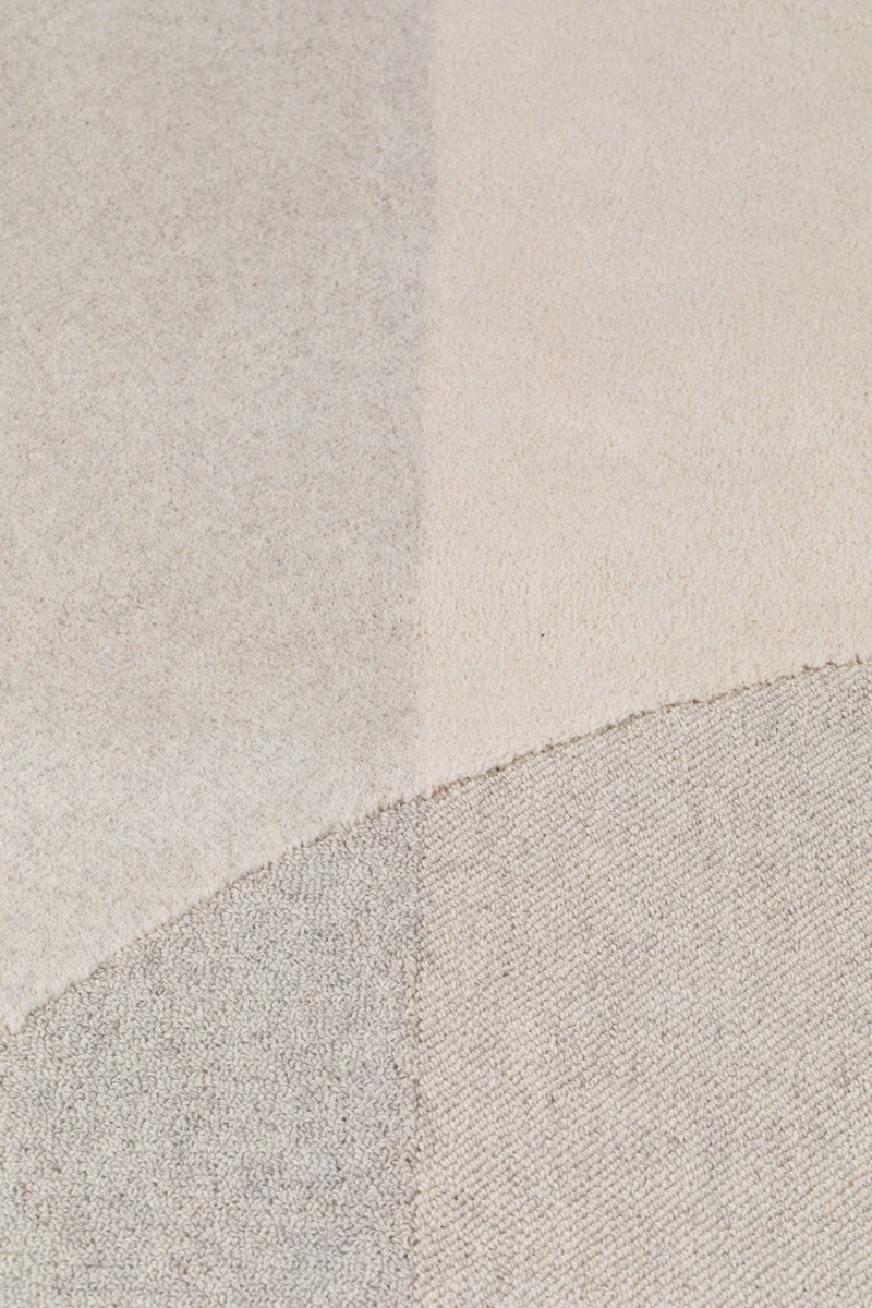 Zuiver Teppich Dream 160 × 230 cm Natural – Grau, Wolle