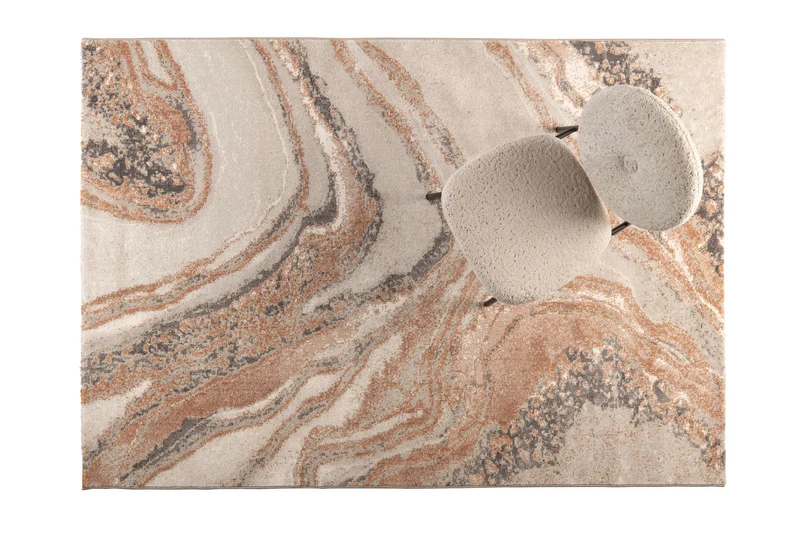 Zuiver Teppich Solar 160 × 230 cm Grey Terra