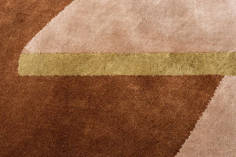 Zuiver Teppich Phila 160 × 257 cm Terra – Braun, Polyester