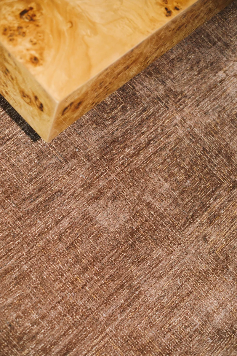 Dutchbone Teppich Maryland 200 × 300 cm – Rost, Polyester