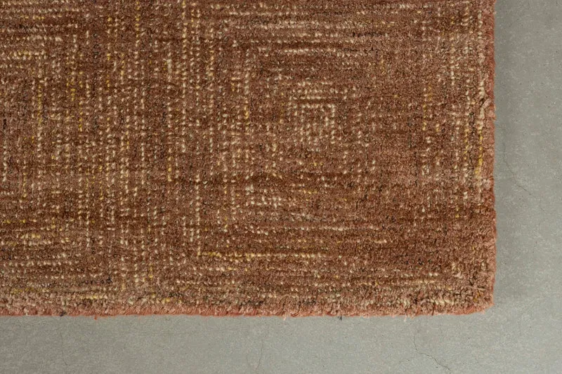 Dutchbone Teppich Maryland 200 × 300 cm – Rost, Polyester