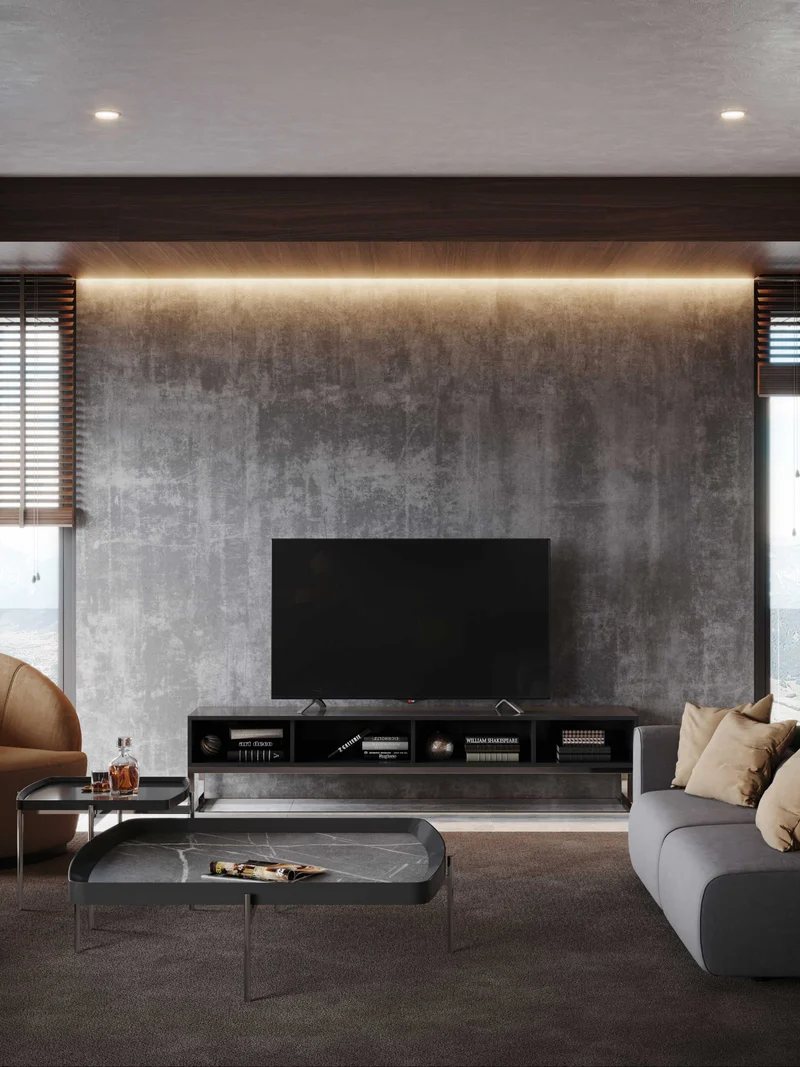 Stylish Club Capri Couchtisch