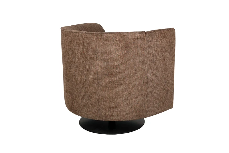 Dutchbone Loungesessel Flower – Braun, Stoff, 74 × 86 × 76 cm