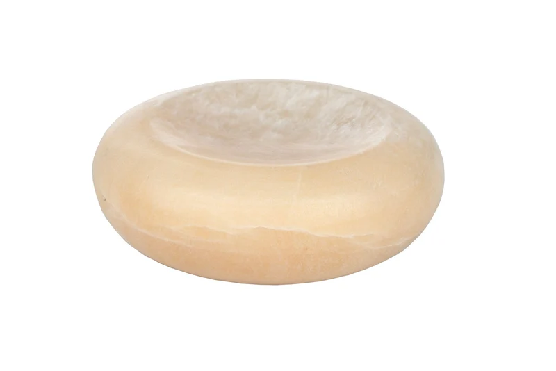 Dutchbone Tablett Onno – Gelb, 13 × 13 × 4,5 cm