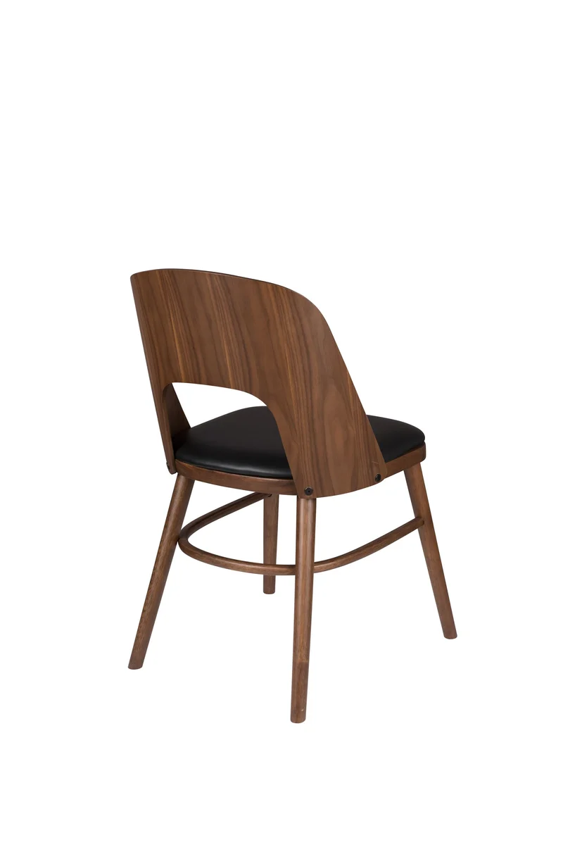Dutchbone Stuhl Talika – Braun, Sperrholz, 59 × 45 × 81,5 cm, 2er-Set