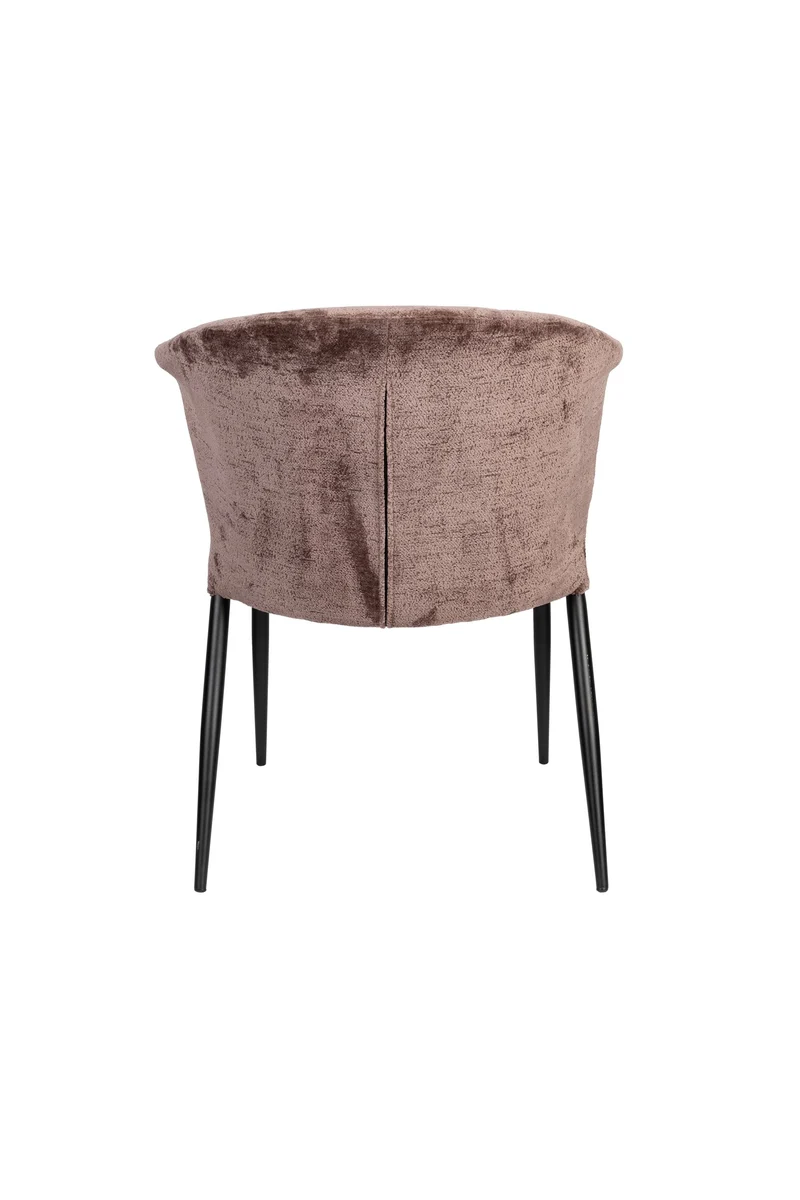 Dutchbone Stuhl Georgia – Lila, Polyester, 62 × 78 cm, 2er-Set