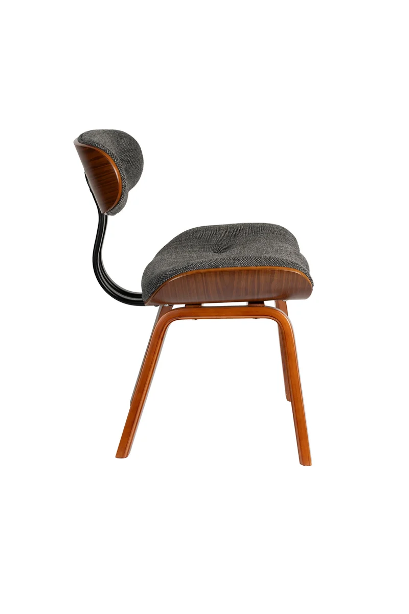 Dutchbone Stuhl Blackwood – Grau, 55,5 × 51 × 78 cm