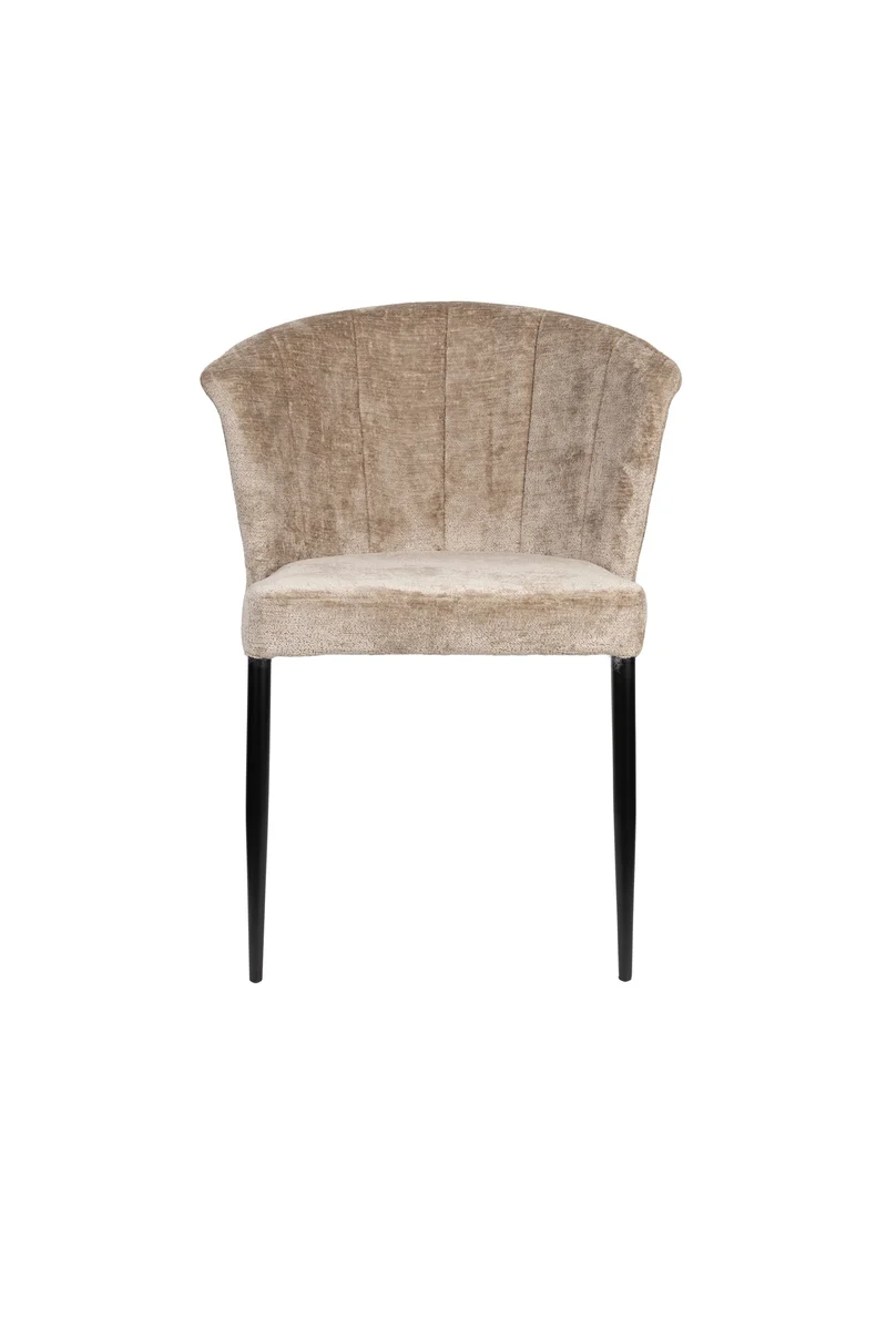 Dutchbone Stuhl Georgia – Beige, Sperrholz, 60 × 62 × 78 cm, 2er-Set