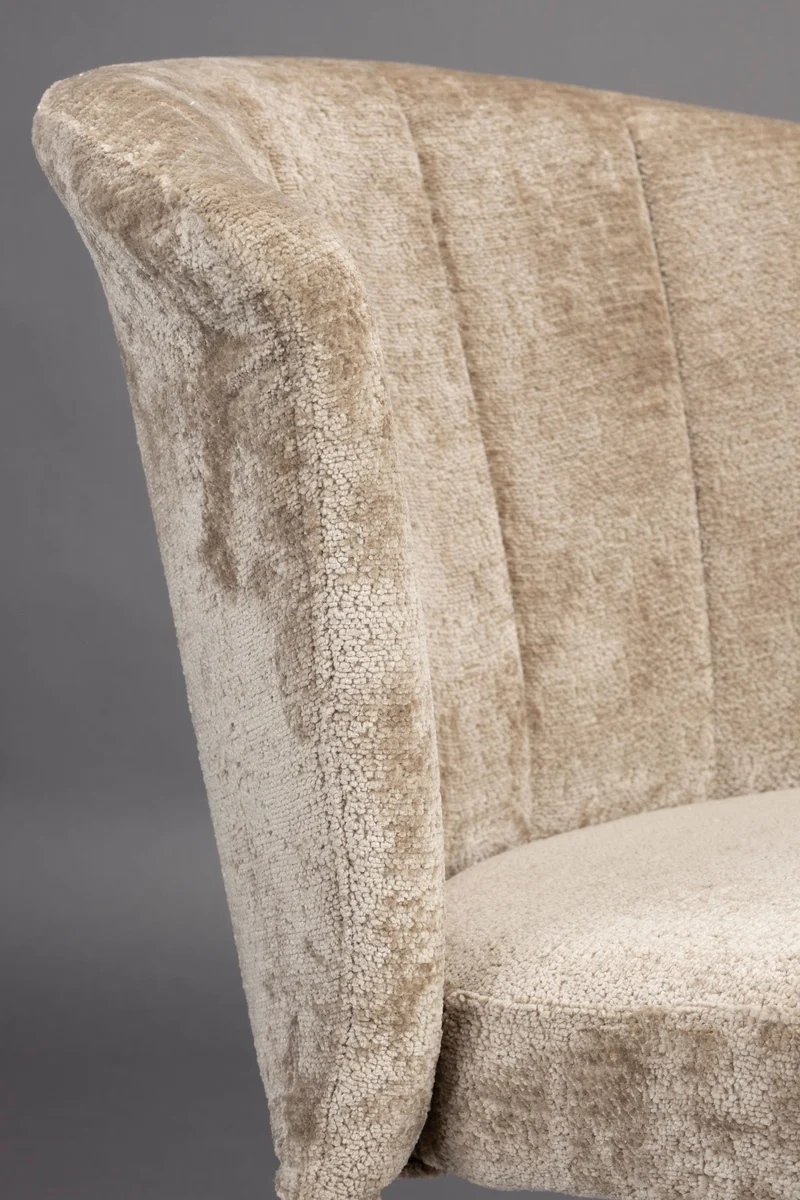 Dutchbone Stuhl Georgia – Beige, Sperrholz, 60 × 62 × 78 cm, 2er-Set