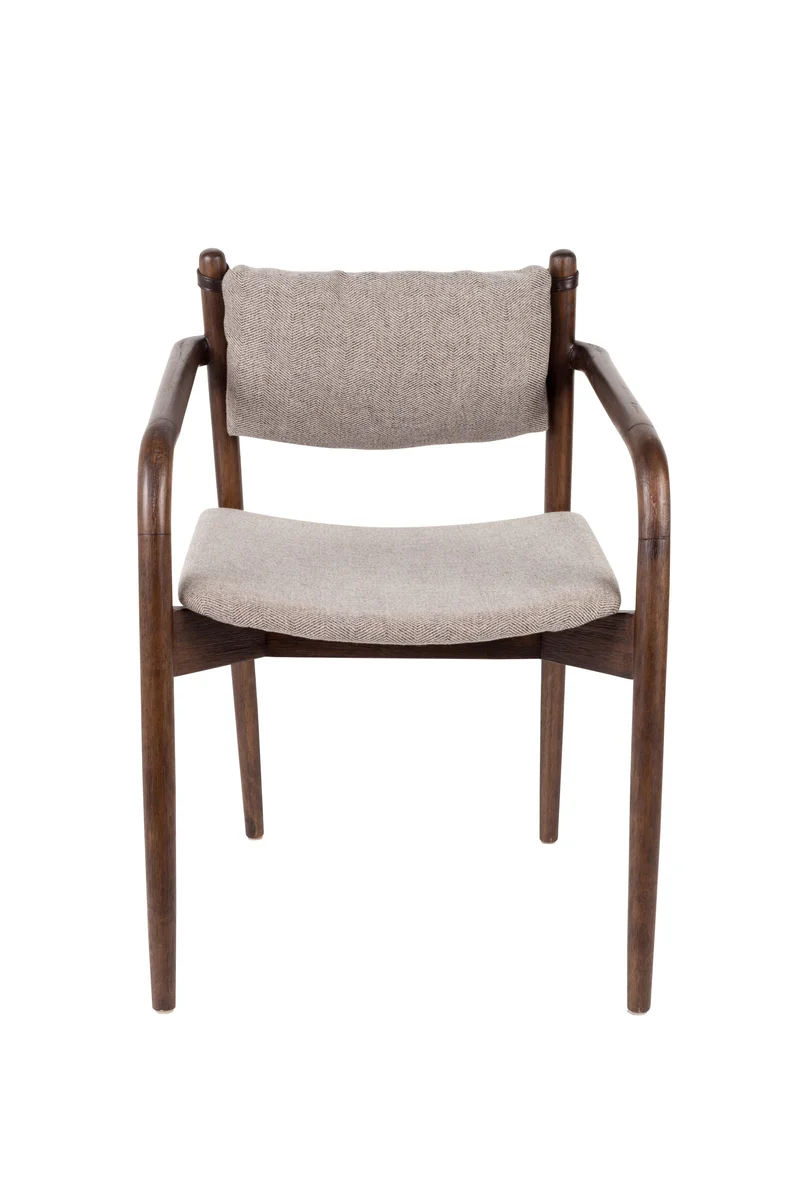 Dutchbone Sessel Torrance – Braun, Stoff, 59 × 55 × 78,5 cm